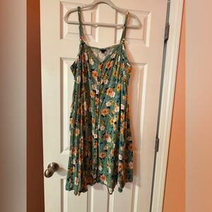 Torrid Floral Spaghetti Strap Mini Sundress 4X